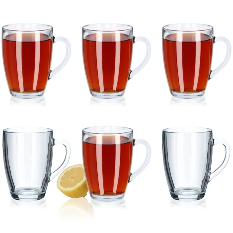 Szklanki KADAX Zestaw Do Napojów Herbaty Soku 375ml 6szt