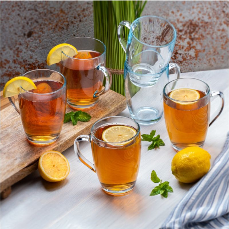 Szklanki KADAX Zestaw Do Napojów Herbaty Soku 375ml 6szt