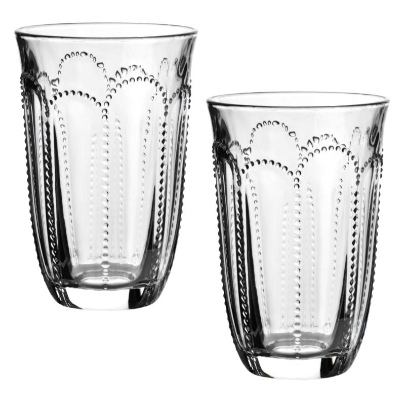 Szklanki szklane DAPHNE 450ml transparentne 4 szt.