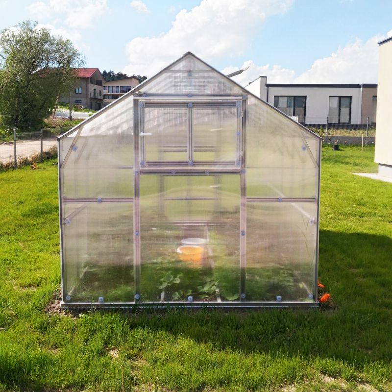 Szklarnia KLASIKA HOUSE 2,35 x 4,12 m (9,68 m²), 6 mm z powłoką z poliwęglanu 1szt.