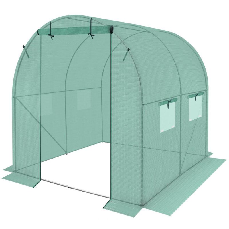 Szklarnia ogrodowa  Saska Garden tunel  200-200-200cm  pe konstrukcja stal zielony  1szt.