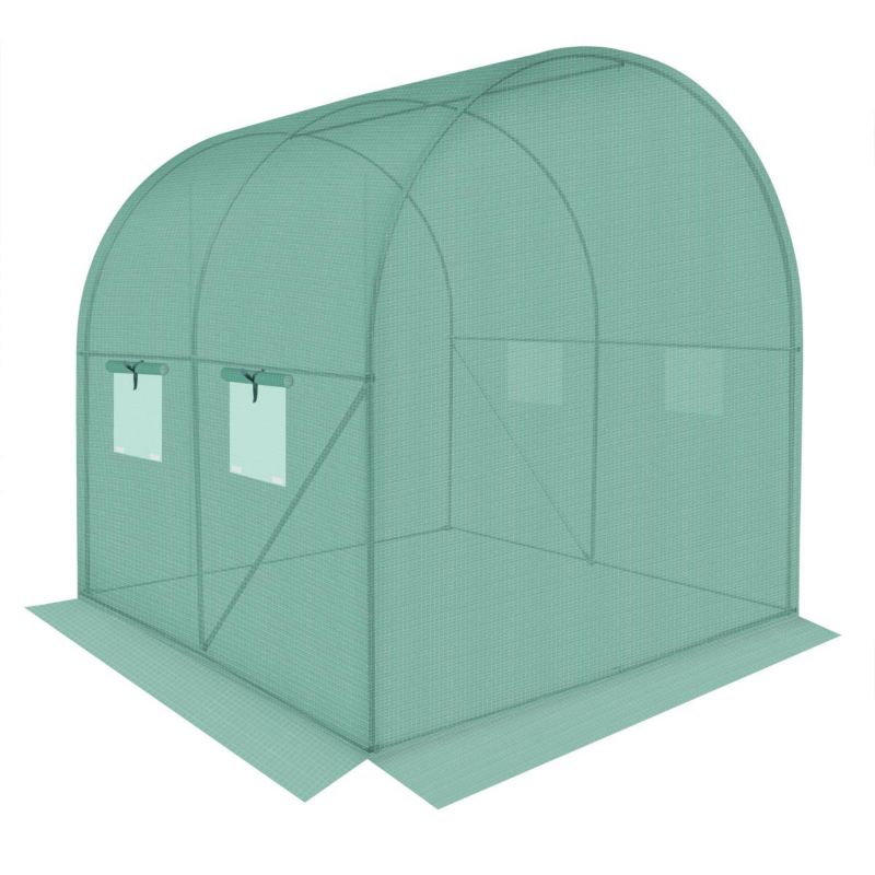 Szklarnia ogrodowa  Saska Garden tunel  200-200-200cm  pe konstrukcja stal zielony  1szt.