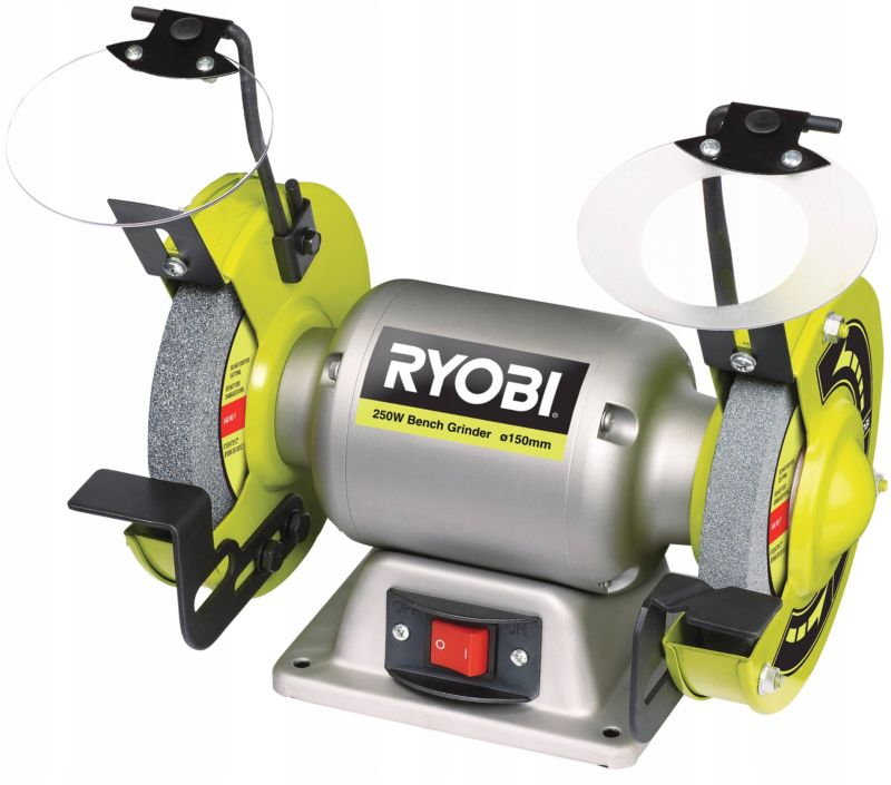 Szlifierka Dwutarczowa Stołowa RYOBI RBG6G1 250W 2 Kamienie 1 szt.