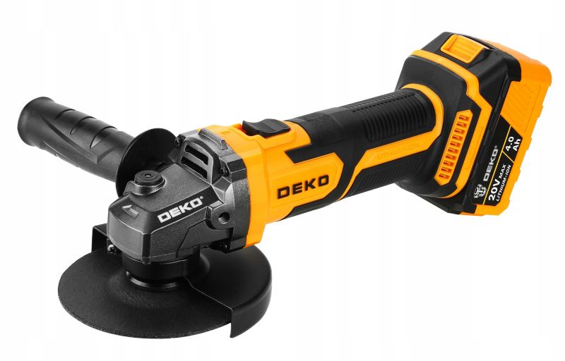 Szlifierka kątowa DEKO akumulatorowa 8500 obr./min 4 Ah 20V