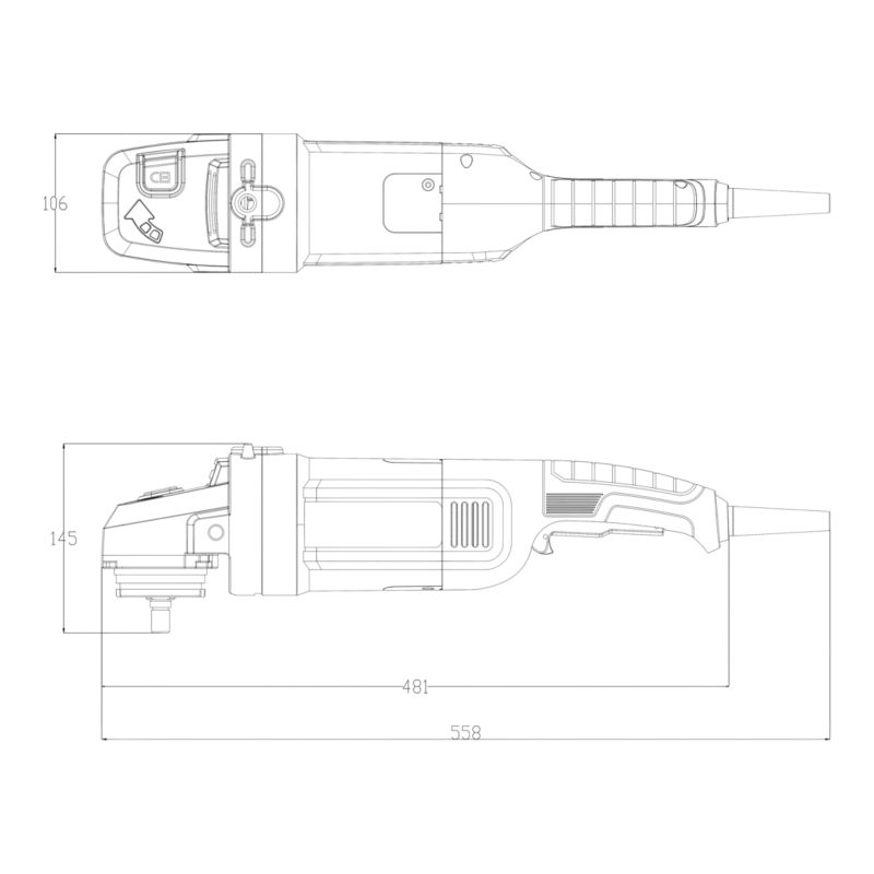 Szlifierka kątowa Mac Allister 230 mm 2000W