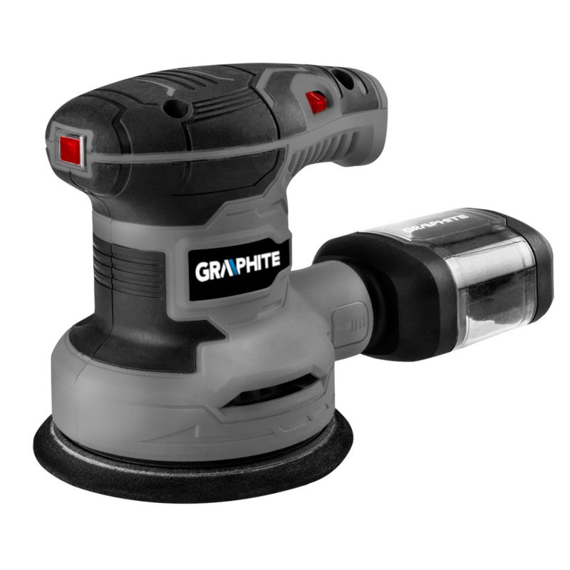 Szlifierka mimośrodowa GRAPHITE 300W, stopa 125 mm 1 szt