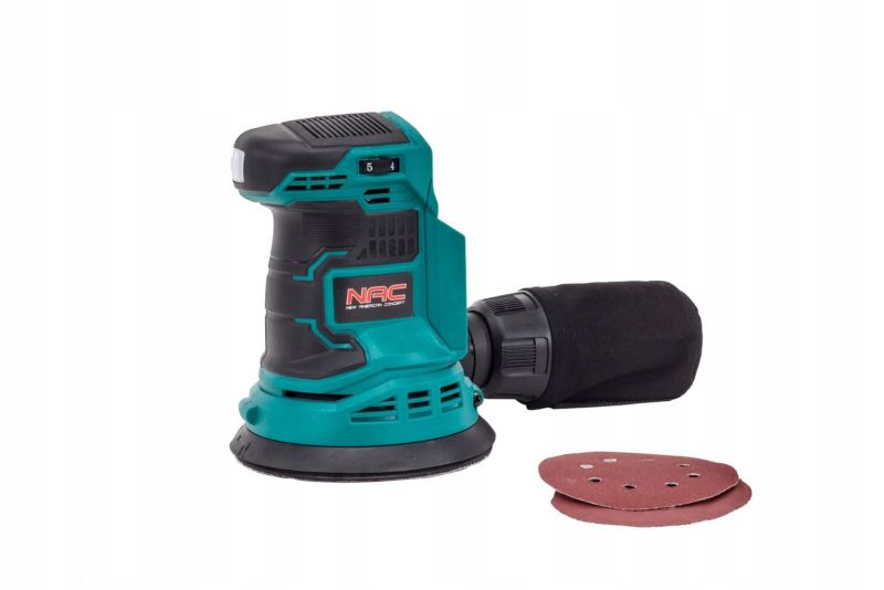 Szlifierka mimośrodowa NAC OS-125-LI-20 V bez AKU 20 V 125 mm 1 szt.