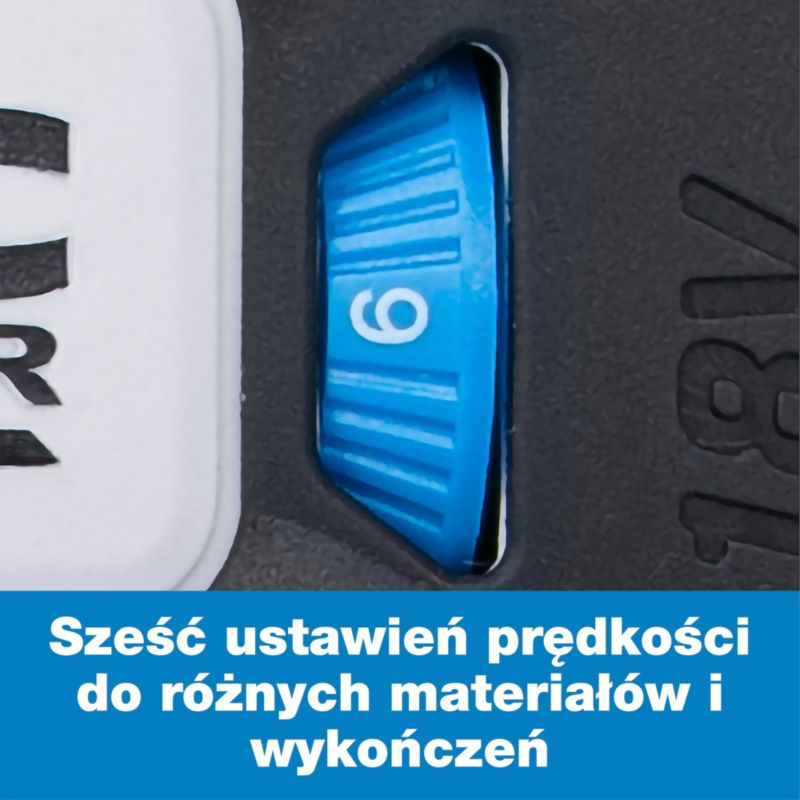 Szlifierka oscylacyjna delta Mac Allister 18V bez akumulatora regulacja prędkości