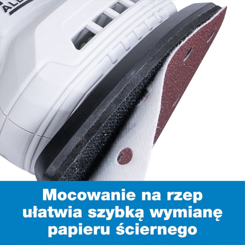 Szlifierka oscylacyjna delta Mac Allister 18V bez akumulatora