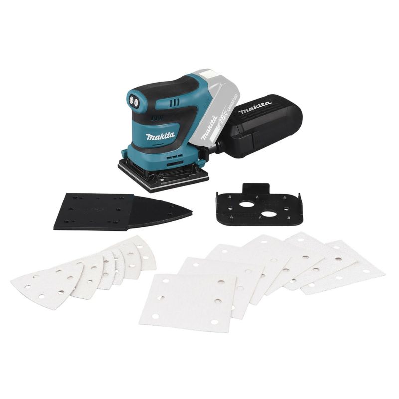Szlifierka oscylacyjna Makita 112 x 102 mm 18V bez akumulatora