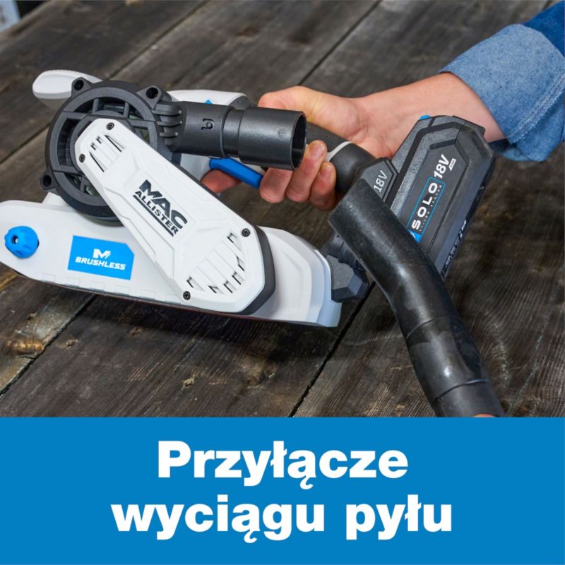 Szlifierka taśmowa Mac Allister Solo 18V bez akumulatora