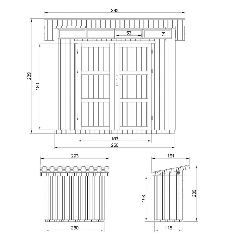 Szopa panelowa LP SmartSide Timbela M901A-TERRA BROWN 3 m² mała szopa z podłogą 1 szt.