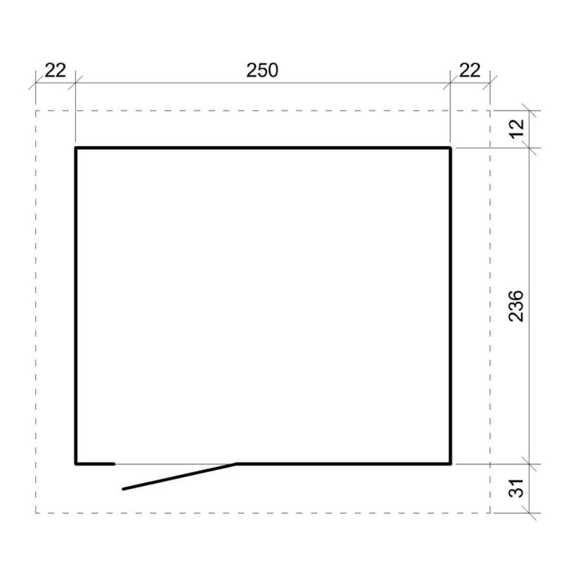 Szopa panelowa LP SmartSide Timbela M903-CAVERN STEEL 5.9 m² szopa z podłogą 1 szt.