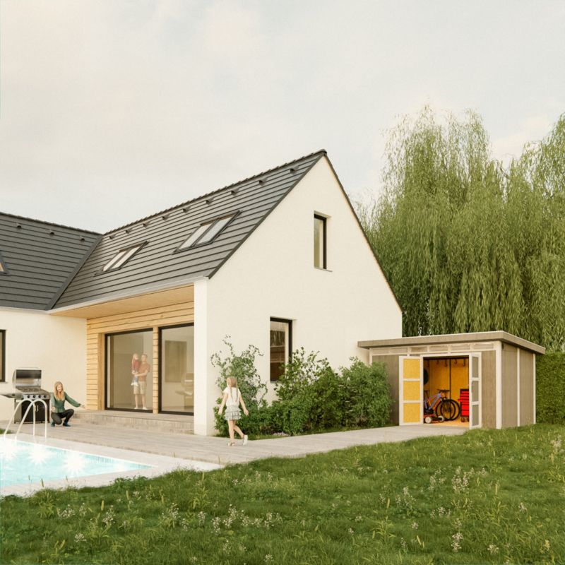 Szopa panelowa LP SmartSide Timbela M904A-TUNDRA GREY 8.68 m² szopa z podłogą 1 szt.