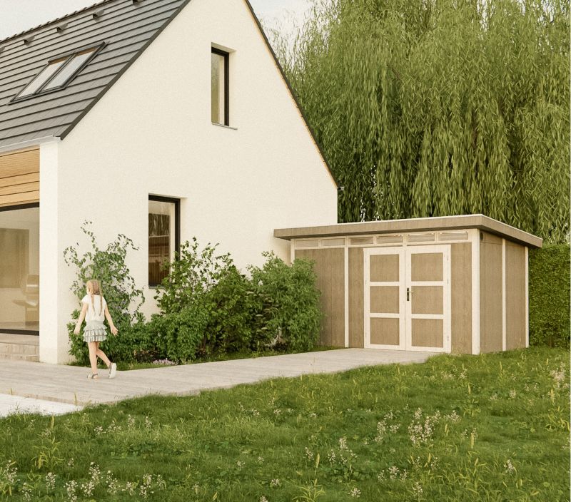 Szopa panelowa LP SmartSide Timbela M904A-TUNDRA GREY 8.68 m² szopa z podłogą 1 szt.