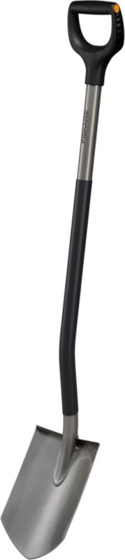 Szpadel ergonomiczny ostry Fiskars szary