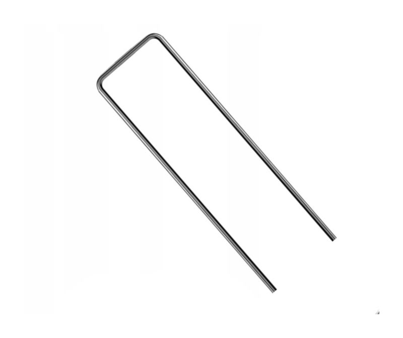Szpilki Ogrodowy Młyn metalowe u do agrowłókniny agrotkaniny geowłókniny 3x15cm 100 szt