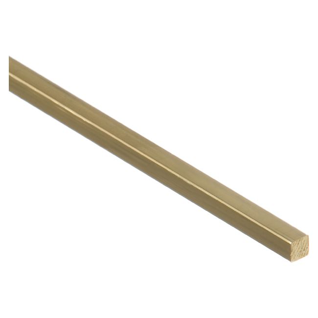 Sztanga gładka Cezar 4 x 4 mm 1 m mosiądz | Majsterkowanie w Castoramie