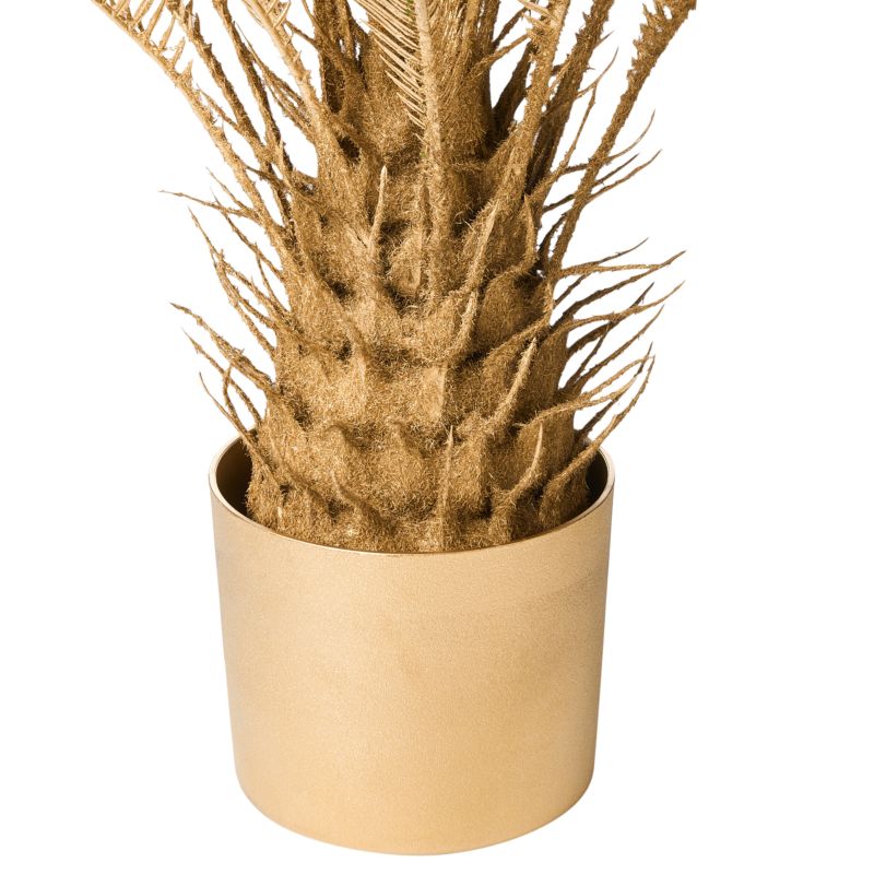 Sztuczna roślina Areca palm tree 70 cm Złoty 1 szt.