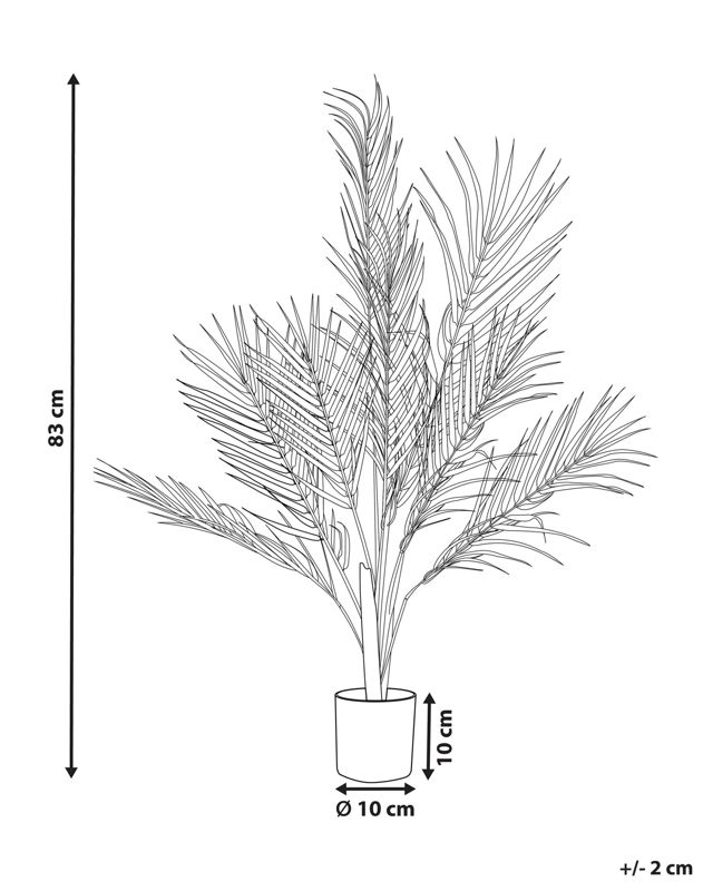 Sztuczna roślina Areca palm Zielony 1 szt.