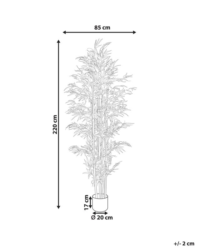 Sztuczna roślina Bamboo Zielony 1 szt.