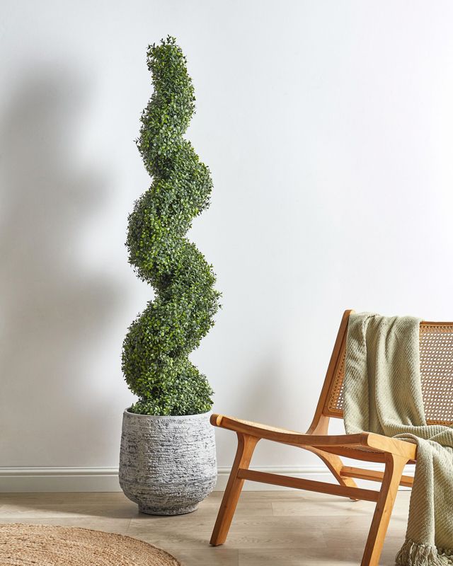 Sztuczna roślina Buxus spiral tree Zielony 1 szt.