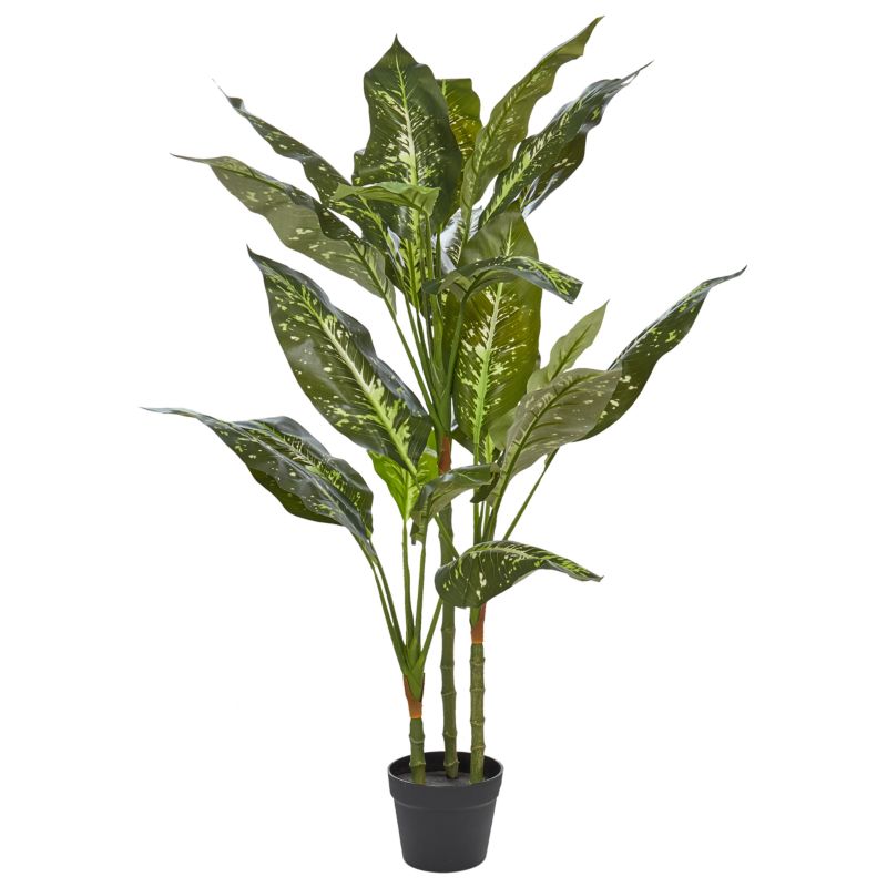 Sztuczna roślina Dieffenbachia 110 cm Zielony 1 szt.