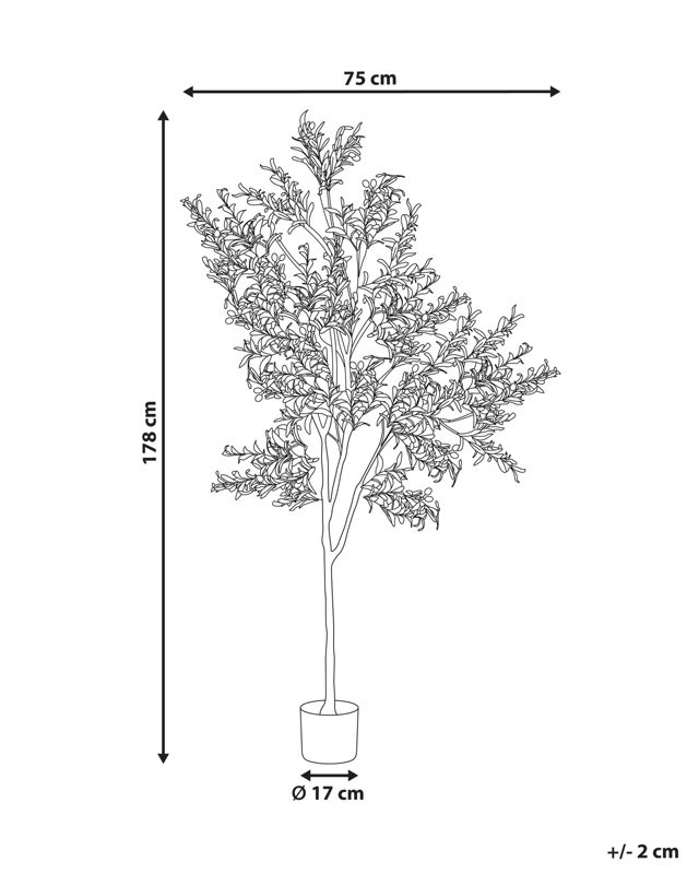 Sztuczna roślina doniczkowa 178 cm Olive tree 1 szt.
