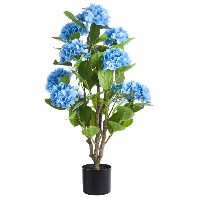 Sztuczna roślina Hortensium 90 cm Niebieski 1 szt.