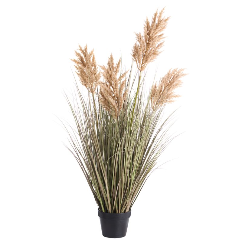 Sztuczna roślina Miscanthus grass 120 cm Brązowy 1 szt.
