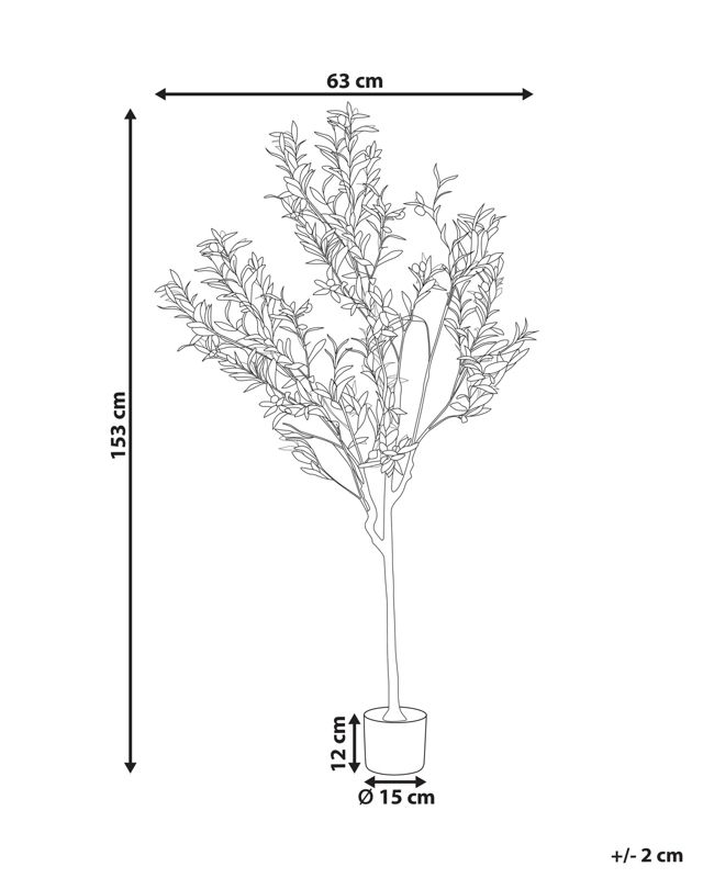 Sztuczna roślina Olive tree Zielony 1 szt.