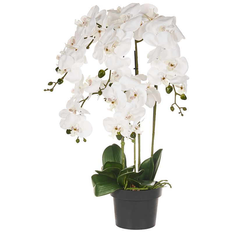 Sztuczna roślina Orchid 65 cm Biały 1 szt.
