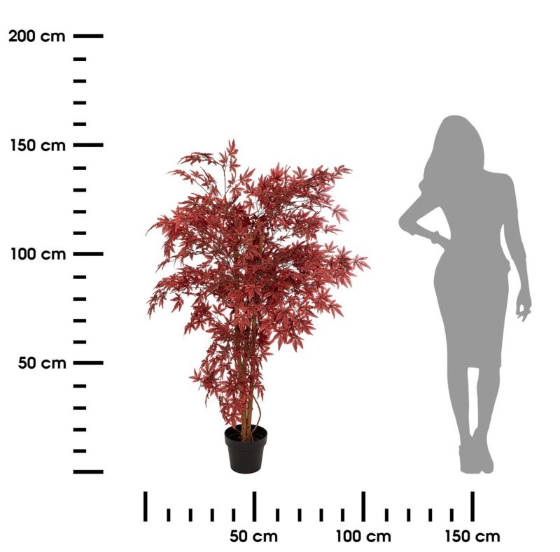 Sztuczne drzewko Klon Atmosphera Czerwony 150 cm 1 szt.