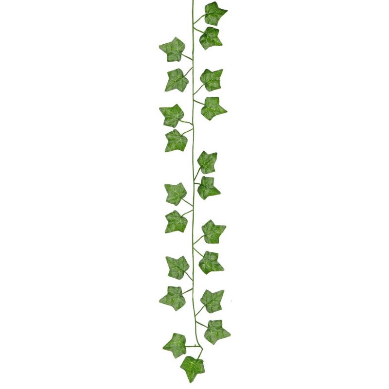 Sztuczny bluszcz Springos 6 pnączy girlanda z liści dekoracja na ścianę winorośl 208 cm 6 szt.