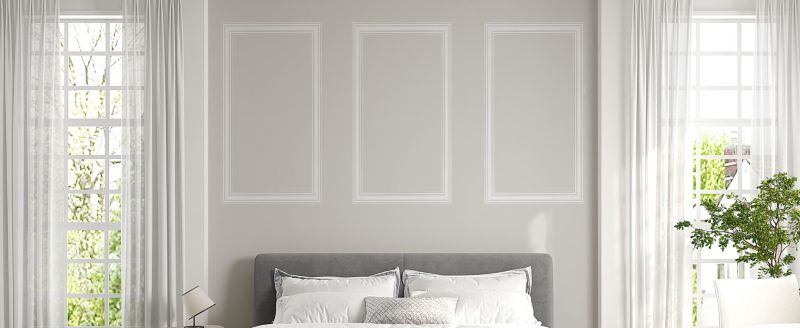 Sztukateria Ścienna Listwa VERDICO Biała Ramka Gotowa DP1 59x99cm Zestaw 1 szt.