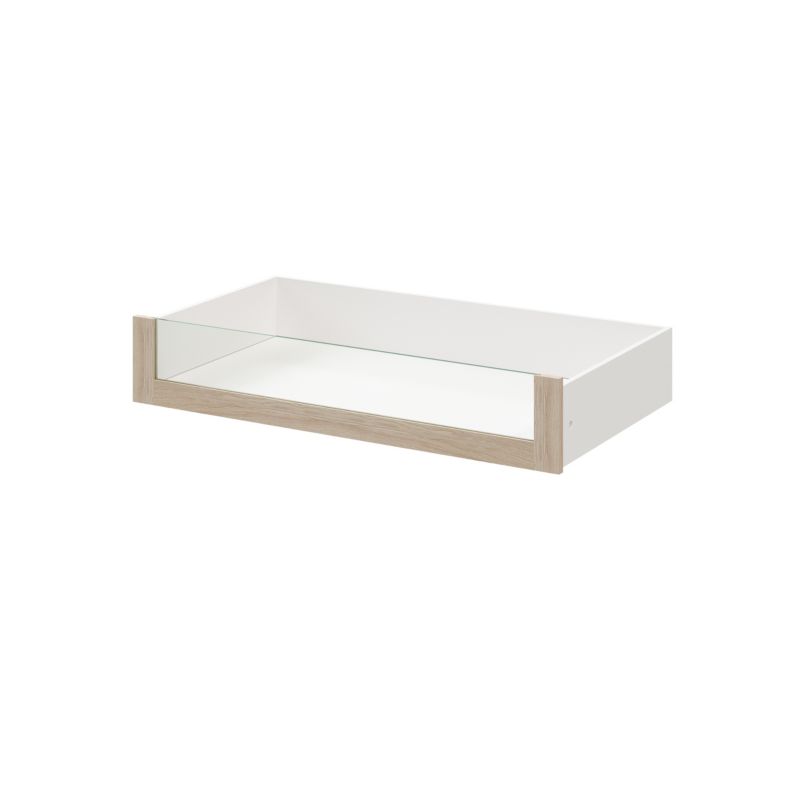 Szuflada wewnętrzna do korpusu 58 x 100 cm GoodHome Atomia dąb/szkło
