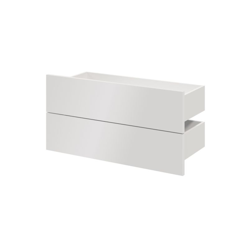 Szuflada zewnętrzna do korpusu 35 x 75 cm GoodHome Atomia biała 2 szt.