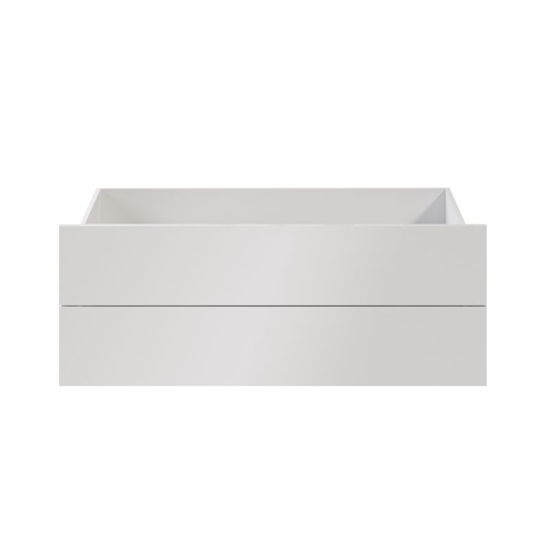 Szuflada zewnętrzna do korpusu 58 x 100 cm GoodHome Atomia biała połysk 2 szt.
