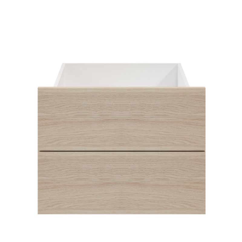 Szuflada zewnętrzna do korpusu 58 x 50 cm GoodHome Atomia dąb 2 szt.