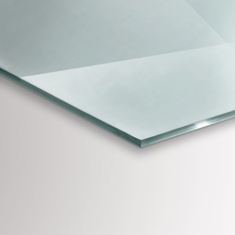 Szyba prostokątna Tulup 100x50 cm Ochrona Podłogi przed Żarem 1 szt.