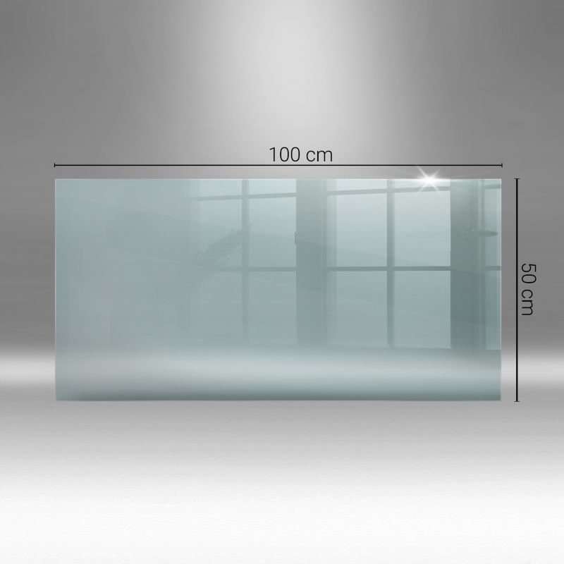 Szyba prostokątna Tulup 100x50 cm Ochrona Podłogi przed Żarem 1 szt.