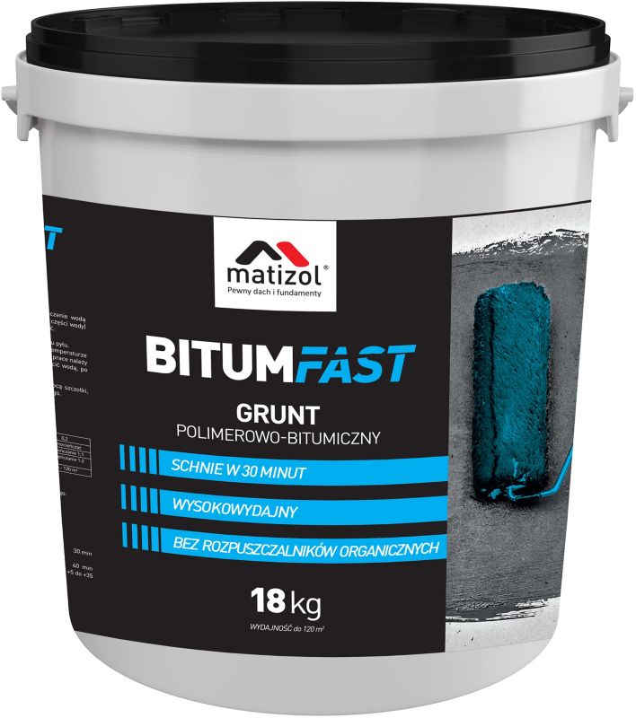 Szybki grunt bitumiczny Matizol Bitumfast 18 kg