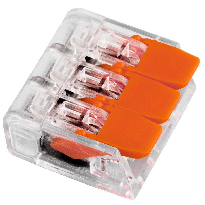 Szybkozłączka Elektryczna Lumiled na Drut 3x4mm 3 Torowa 32A 450V 10 szt.