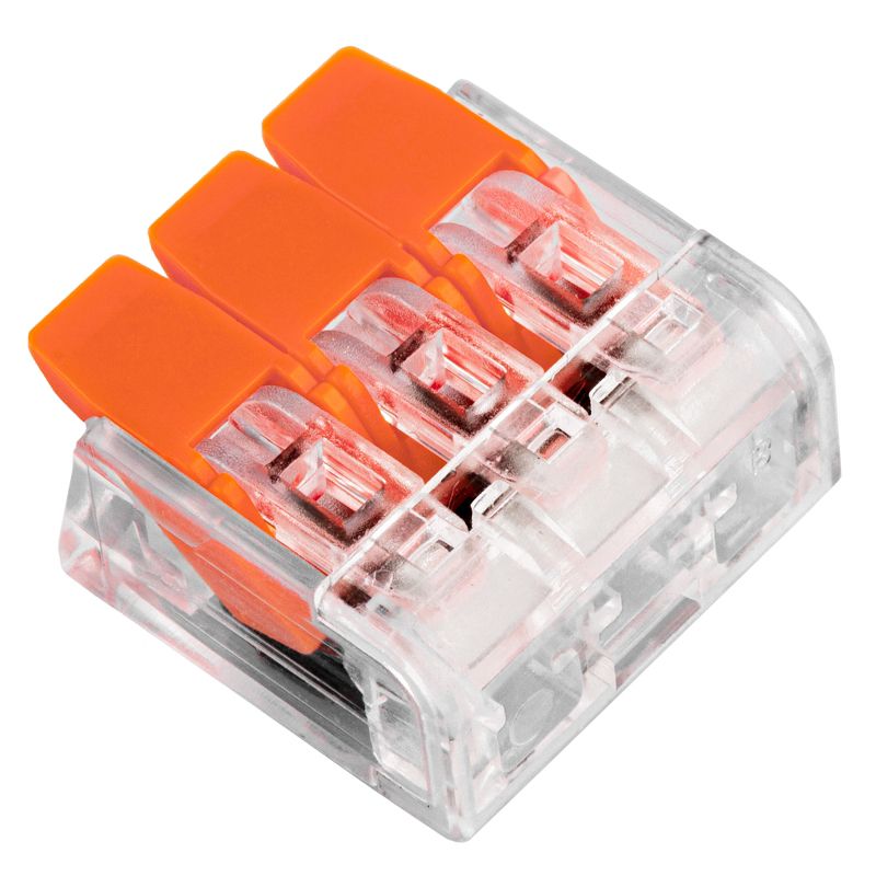 Szybkozłączka Elektryczna Lumiled na Drut 3x4mm 3 Torowa 32A 450V 10 szt.