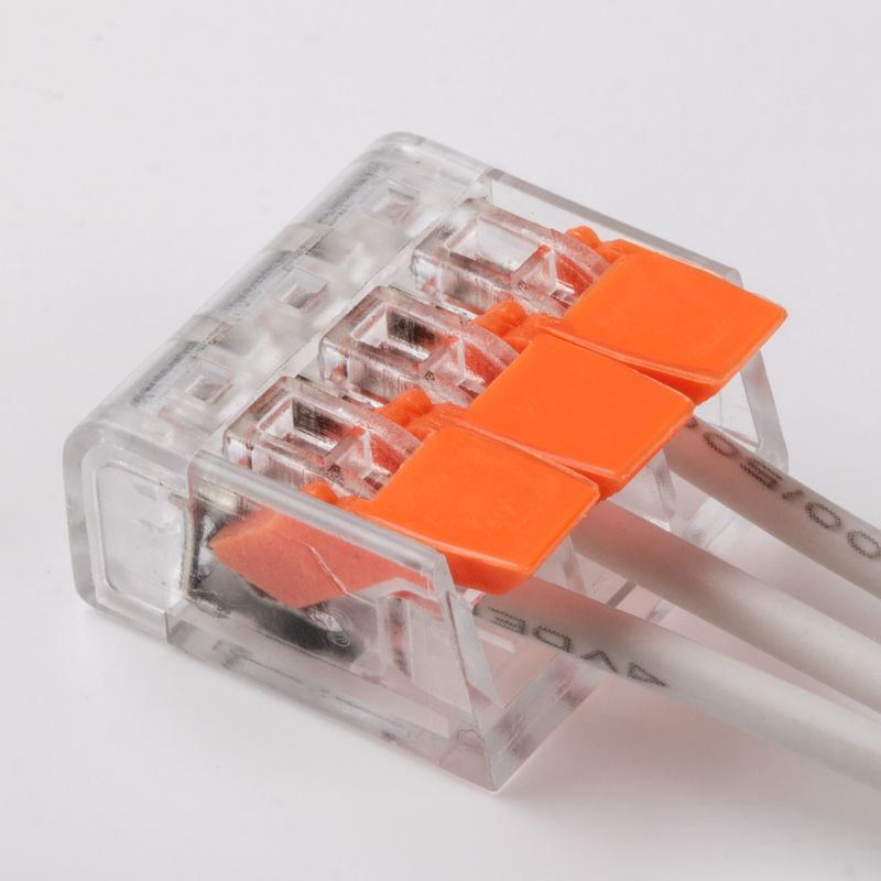 Szybkozłączka Elektryczna Lumiled na Drut 3x4mm 3 Torowa 32A 450V 10 szt.