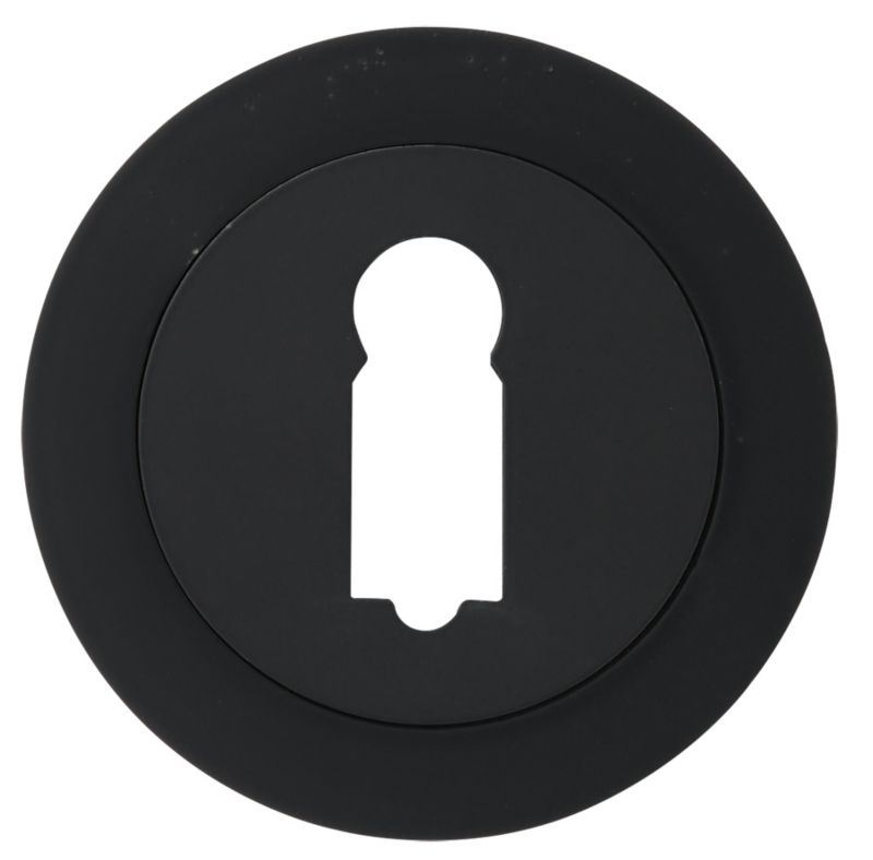 Szyld drzwiowy 950 okrągły na klucz czarny