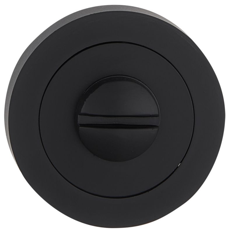 Szyld drzwiowy 950 okrągły WC czarny