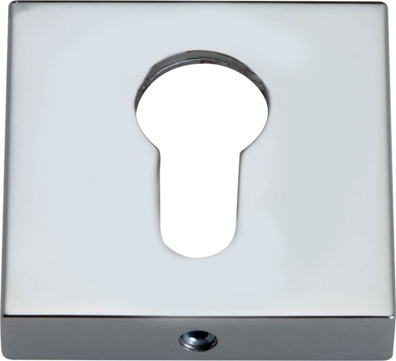 Szyld drzwiowy Gamet kwadratowy na wkładkę chrom