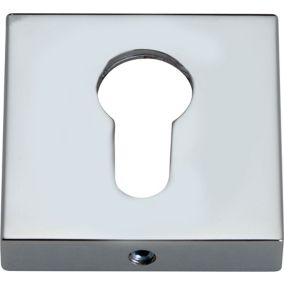 Szyld drzwiowy Gamet kwadratowy na wkładkę chrom
