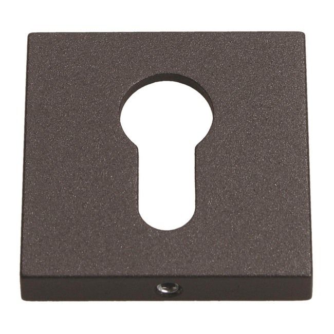 Szyld drzwiowy Gamet kwadratowy na wkładkę grafitowy strukturalny